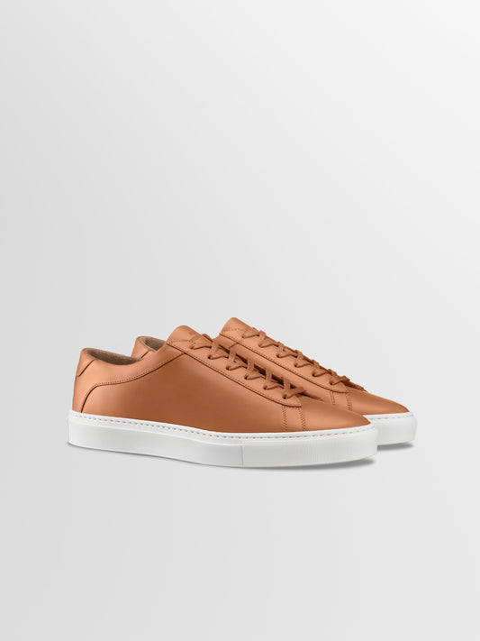 Capri Leather Sneaker in Castagna