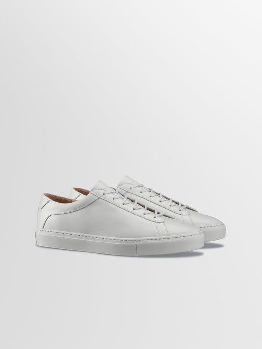 Capri Leather Sneaker in Sandstone