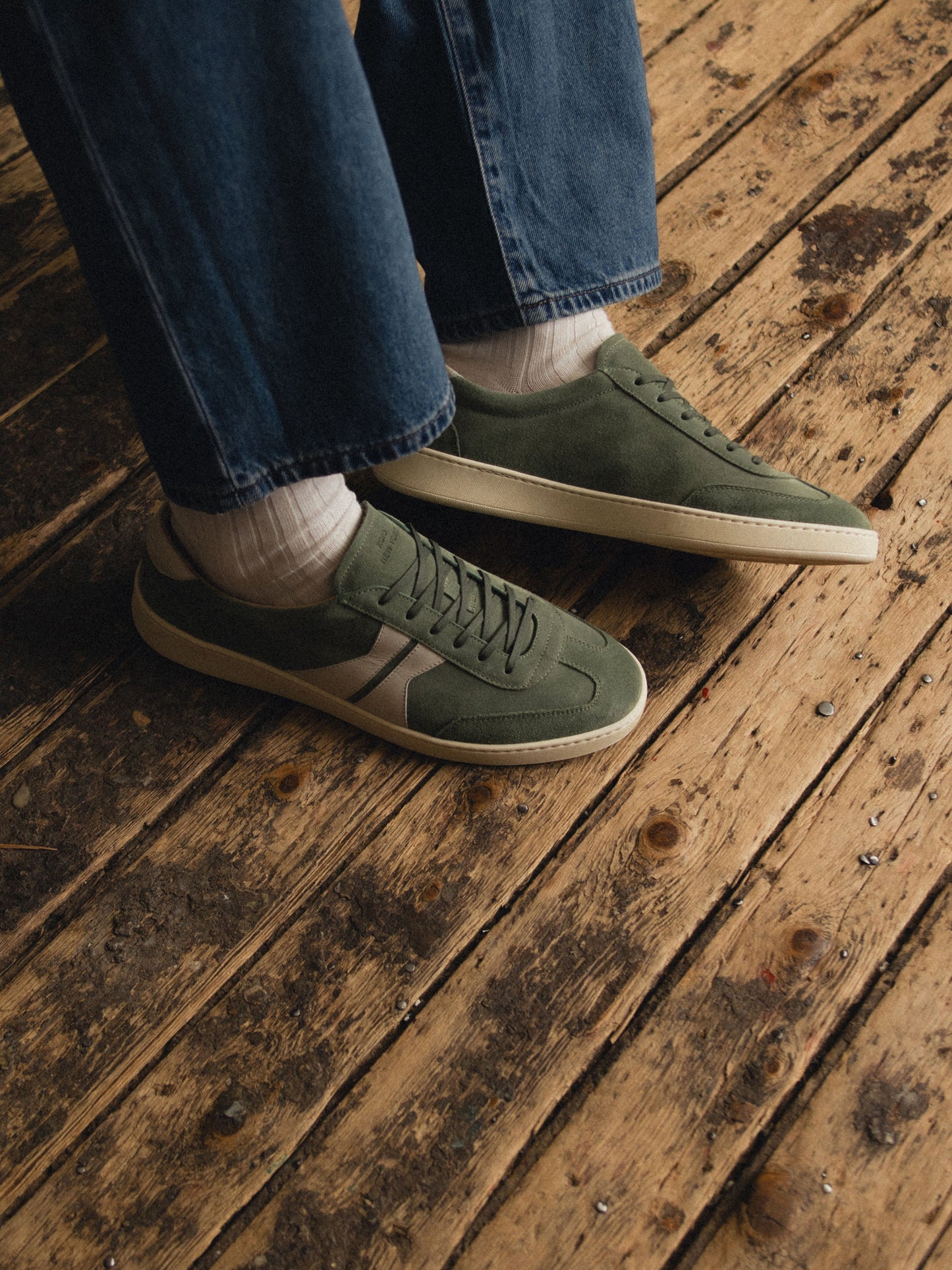 Monza Suede Sneaker in Meadow