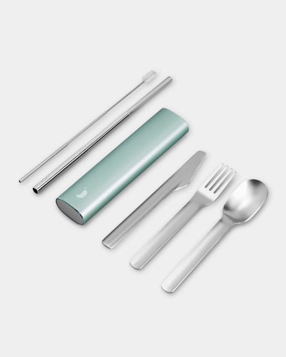 Cutlery Set Lichen Green