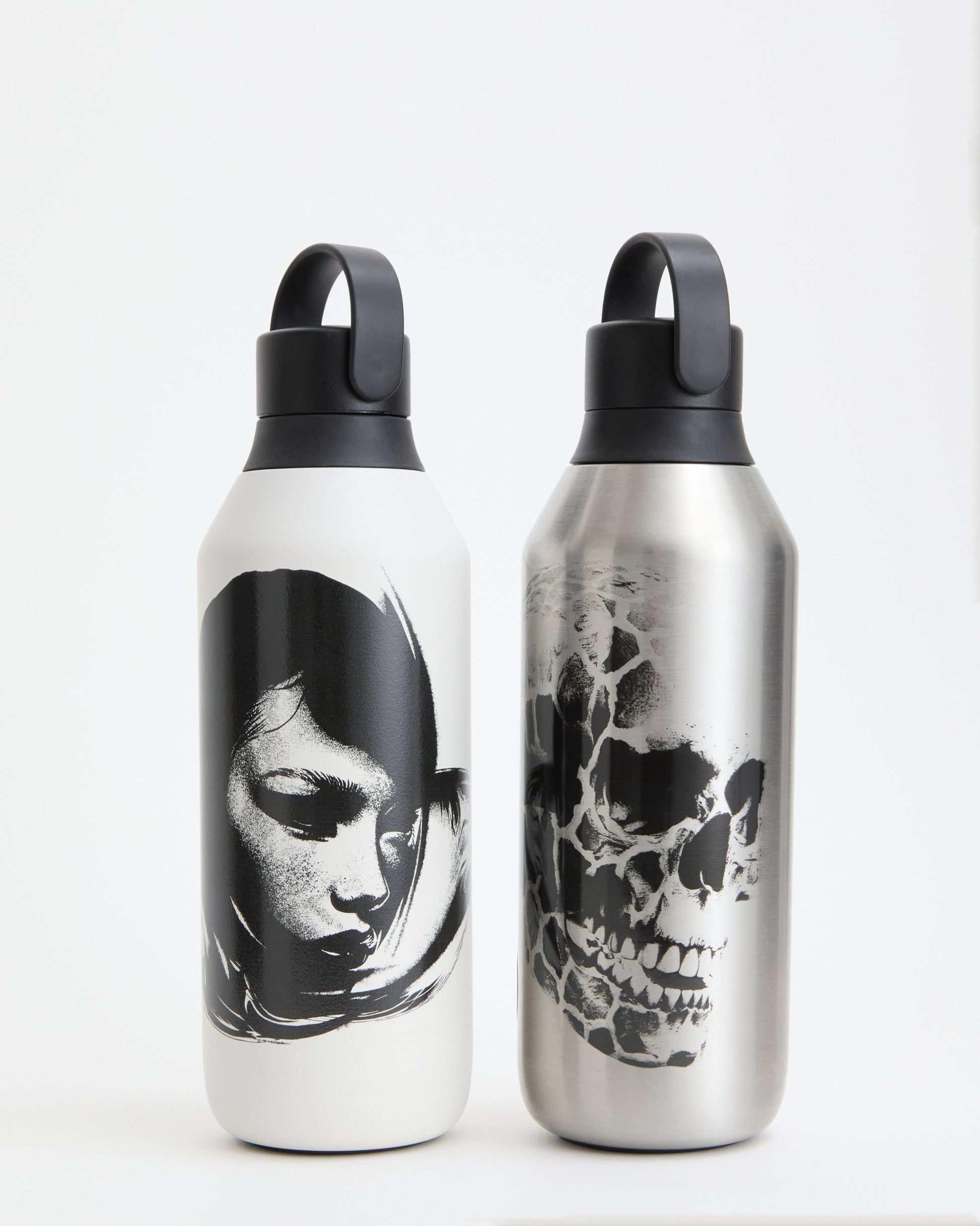ASDO Stained Skull Water Bottle