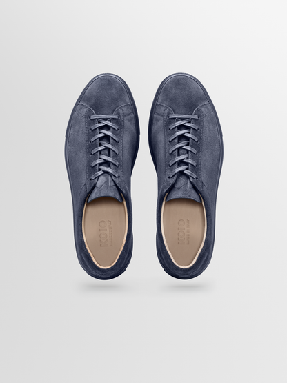 Capri Suede Sneaker in Avio