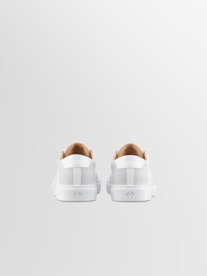 Capri Leather & Suede Sneaker in Avorio