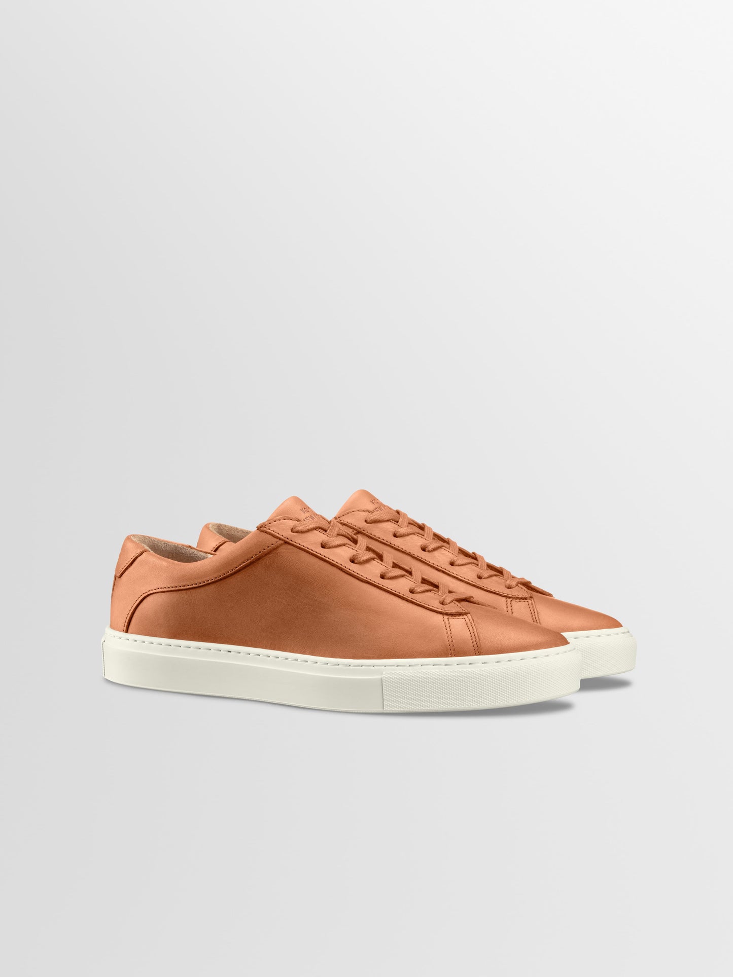 Capri Leather Sneaker in Castagna Wide fit