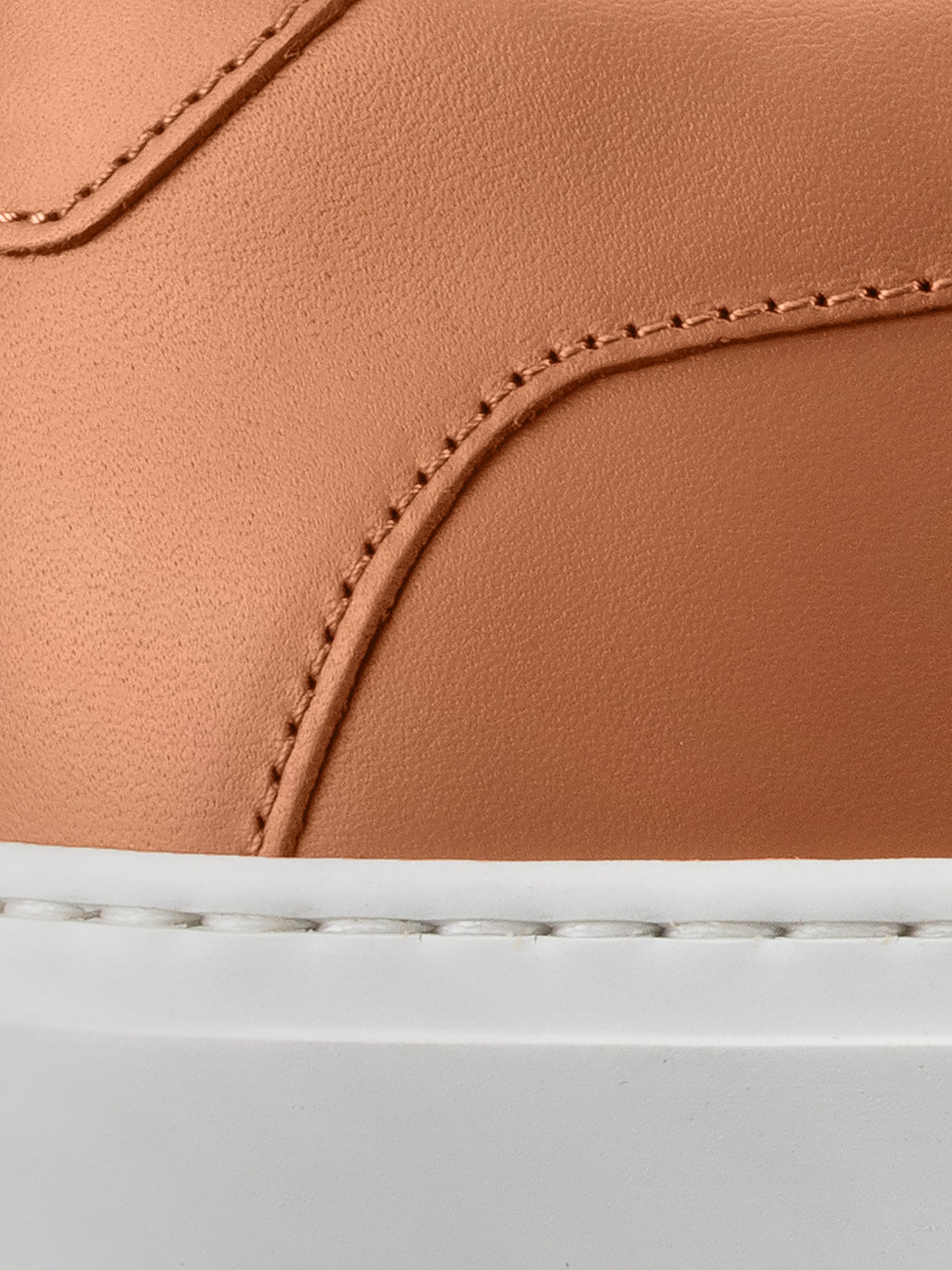 Capri Leather Sneaker in Castagna