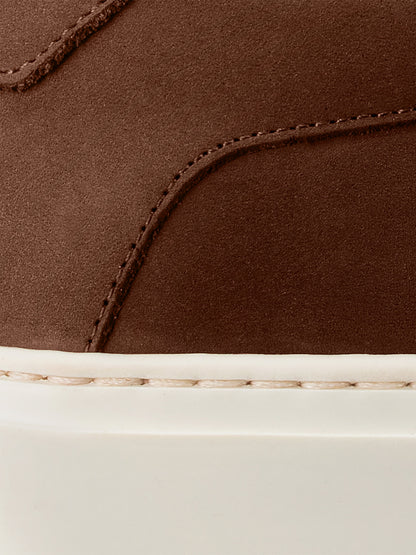 Capri Nubuck Sneaker in Cognac