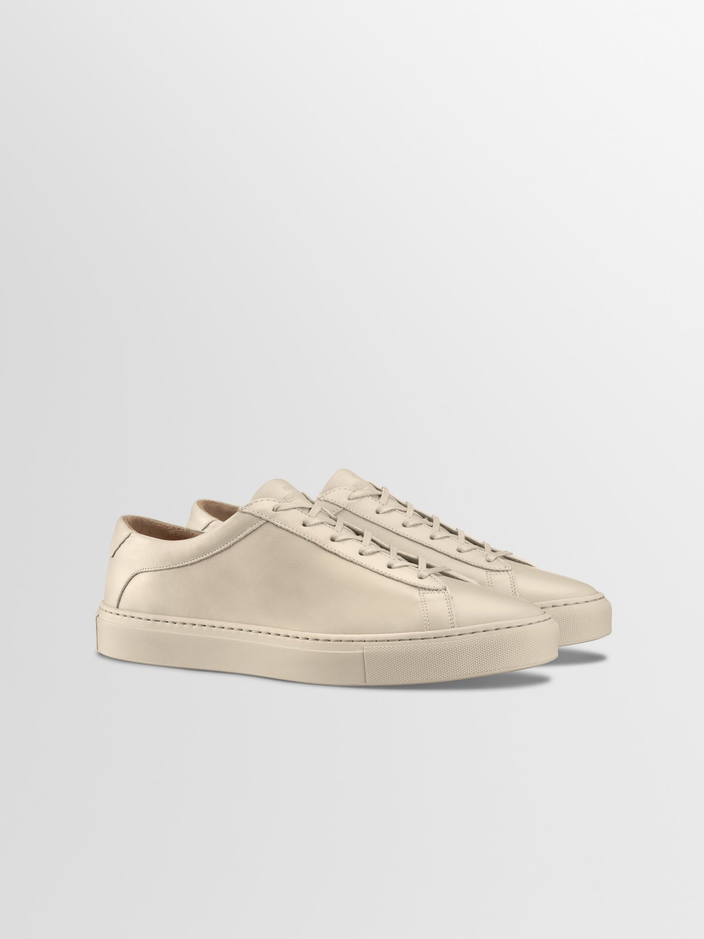 Capri Leather Sneaker in Limestone
