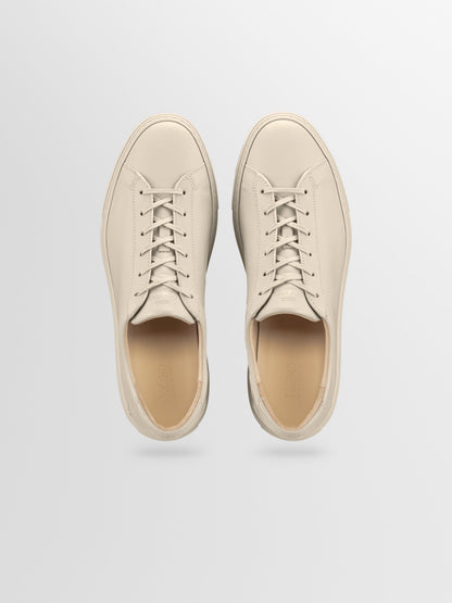 Capri Leather Sneaker in Limestone