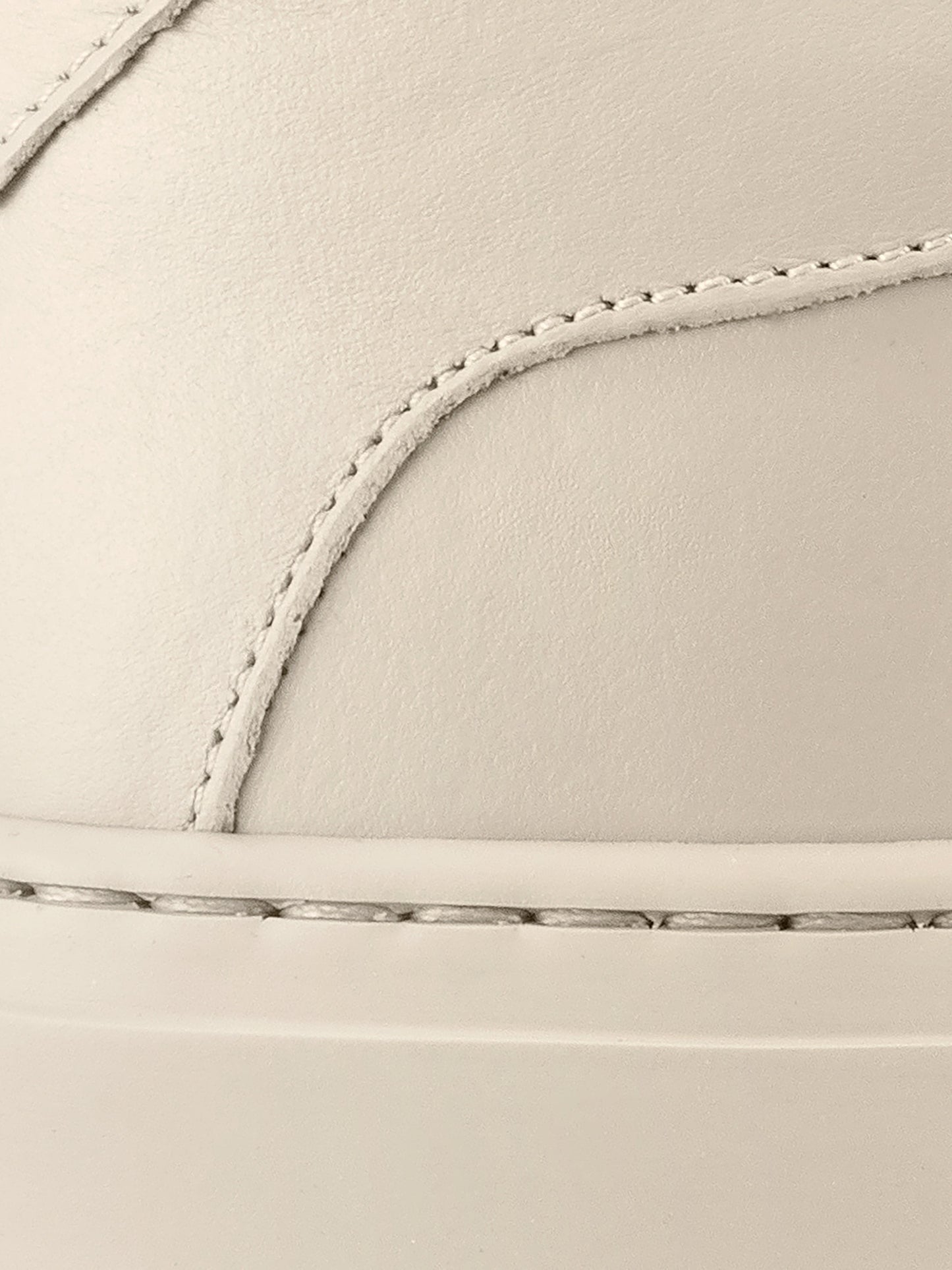 Capri Leather Sneaker in Limestone