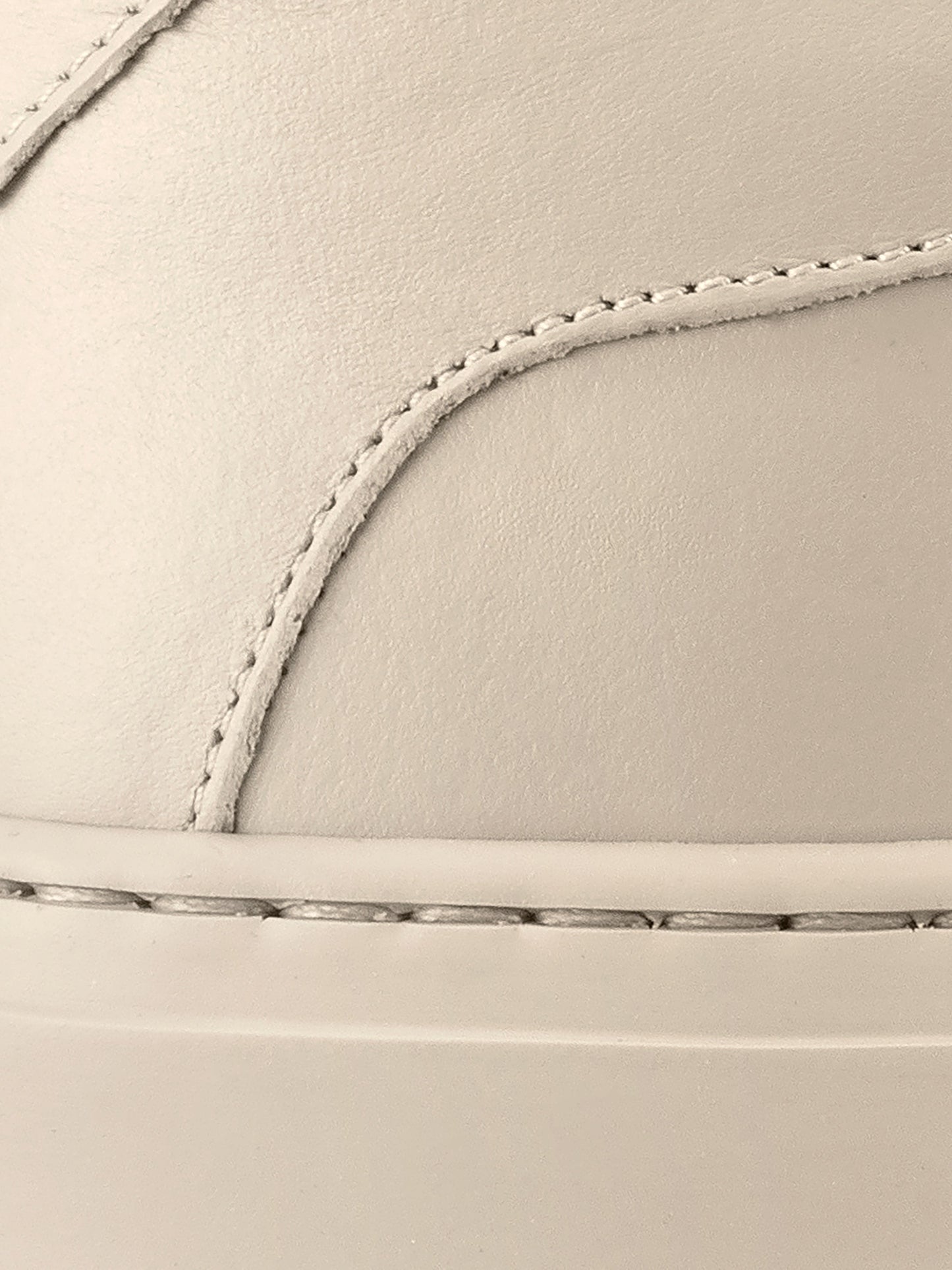 Capri Leather Sneaker in Limestone