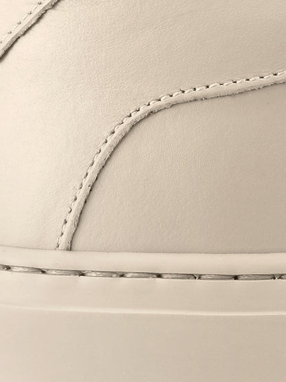 Capri Leather Sneaker in Limestone