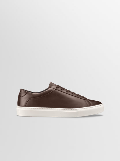 Capri Leather Sneaker in Cocoa