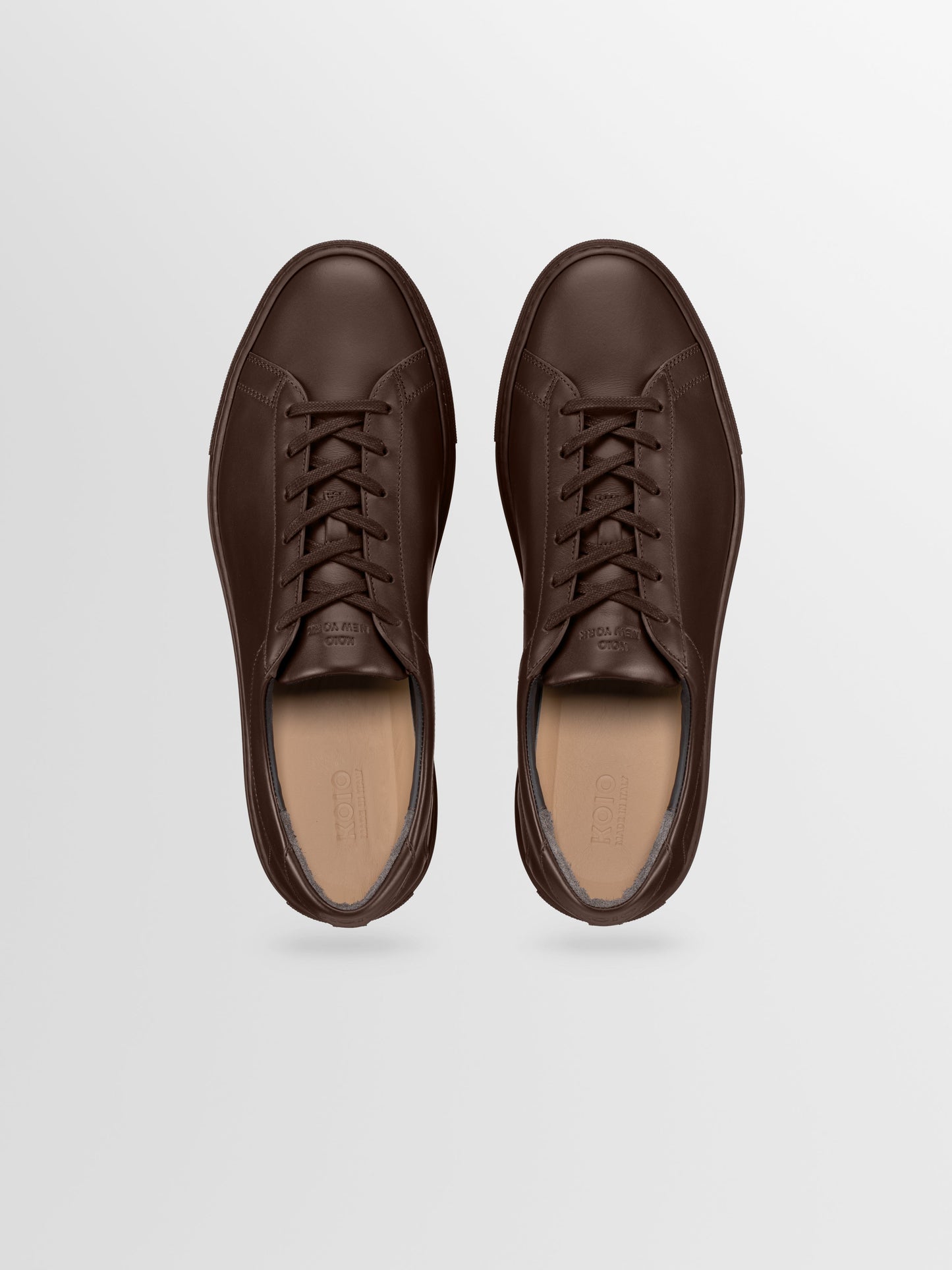 Capri Leather Sneaker in Mocha