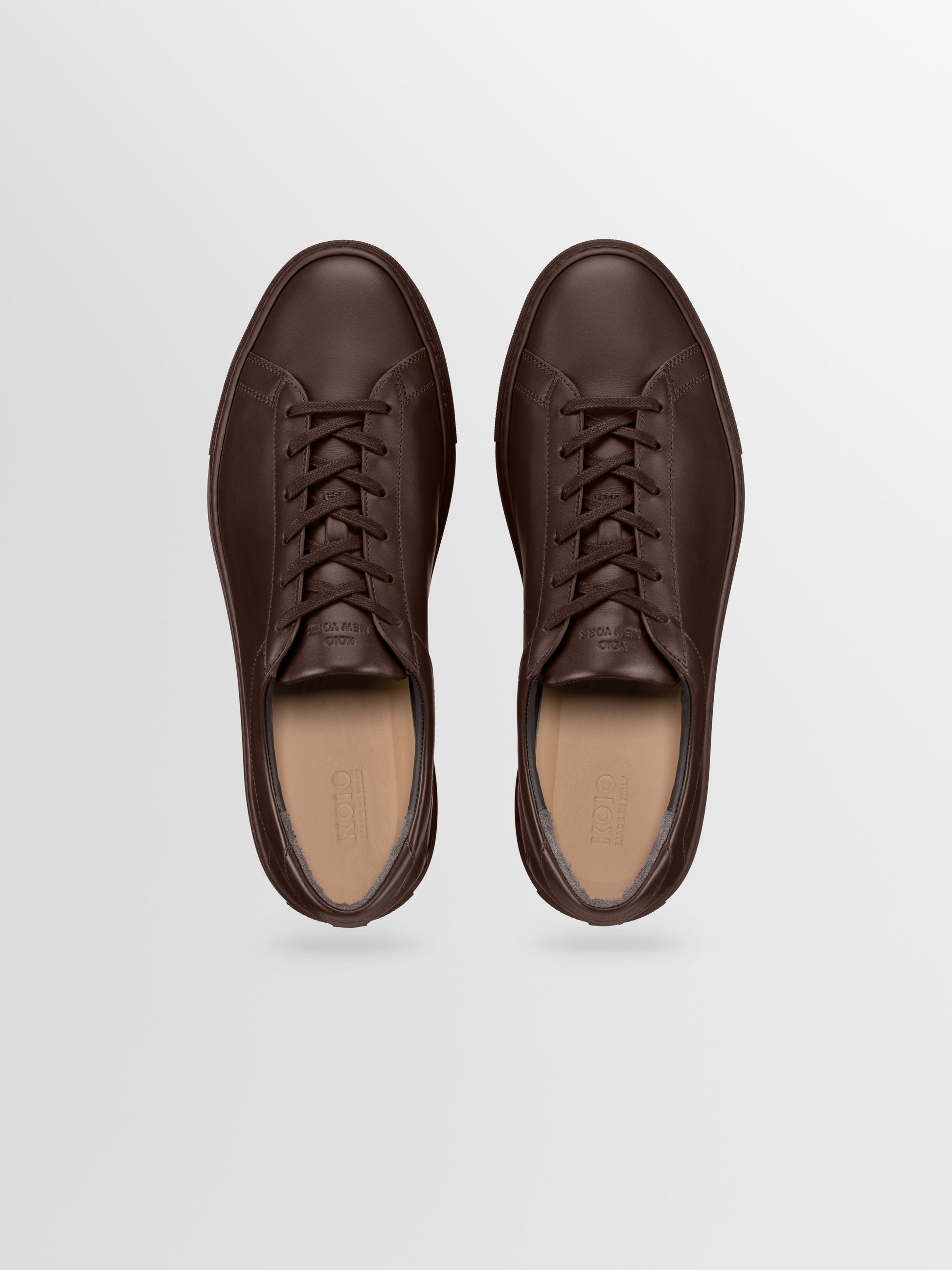 Capri Leather Sneaker in Mocha