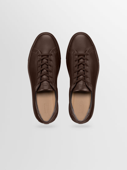 Capri Leather Sneaker in Mocha