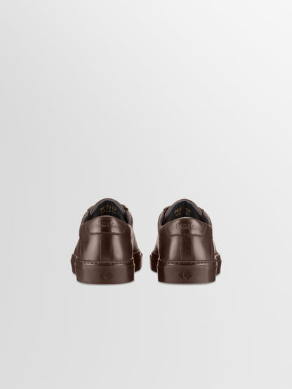 Capri Leather Sneaker in Mocha Wide Fit