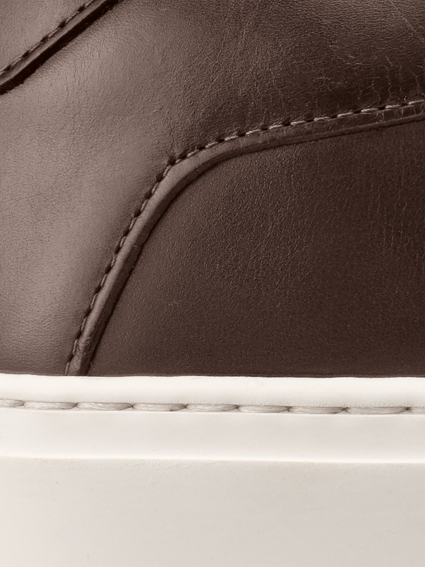 Capri Leather Sneaker in Cocoa