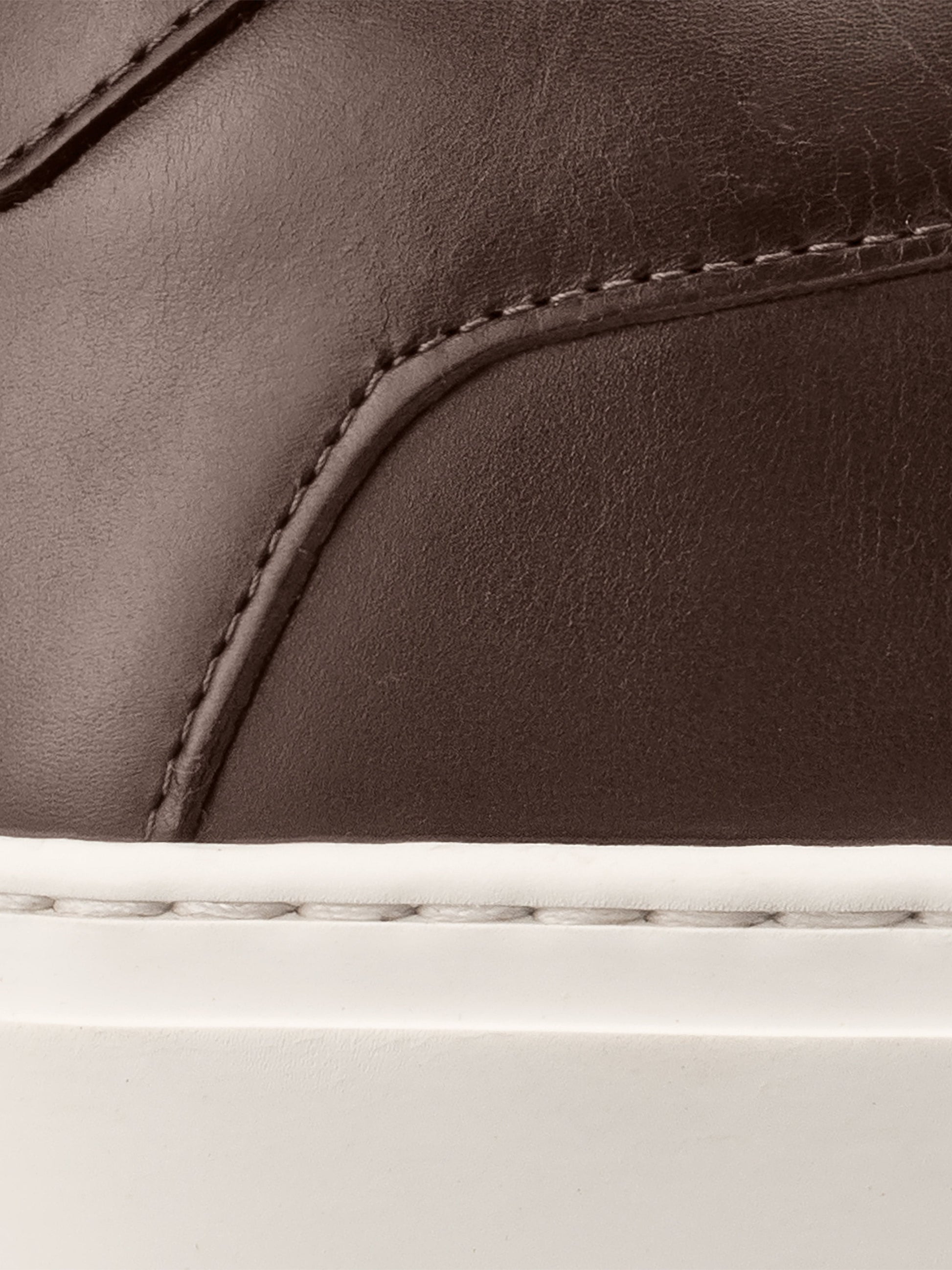 Capri Leather Sneaker in Cocoa