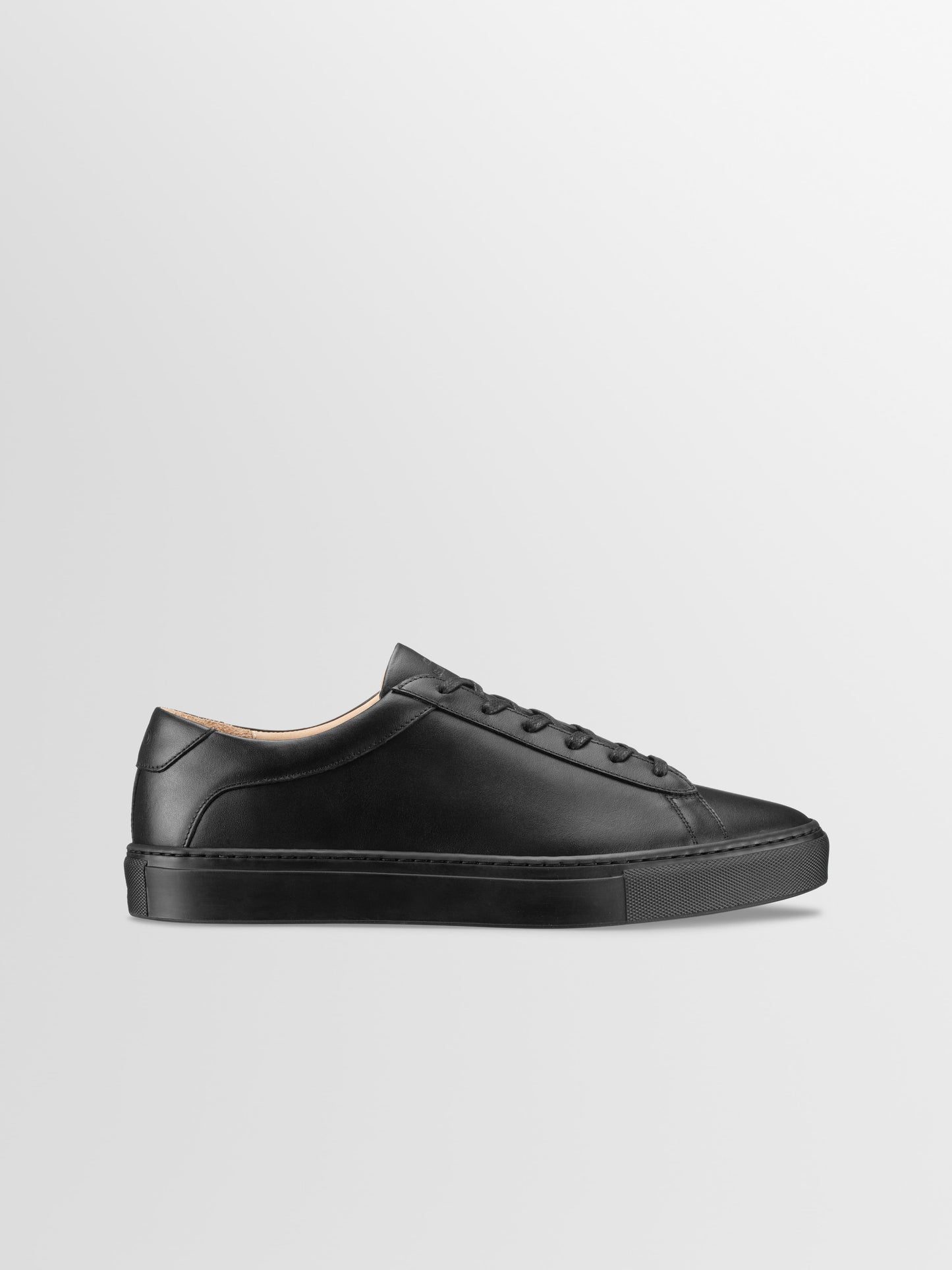 Capri Leather Sneaker in Nero
