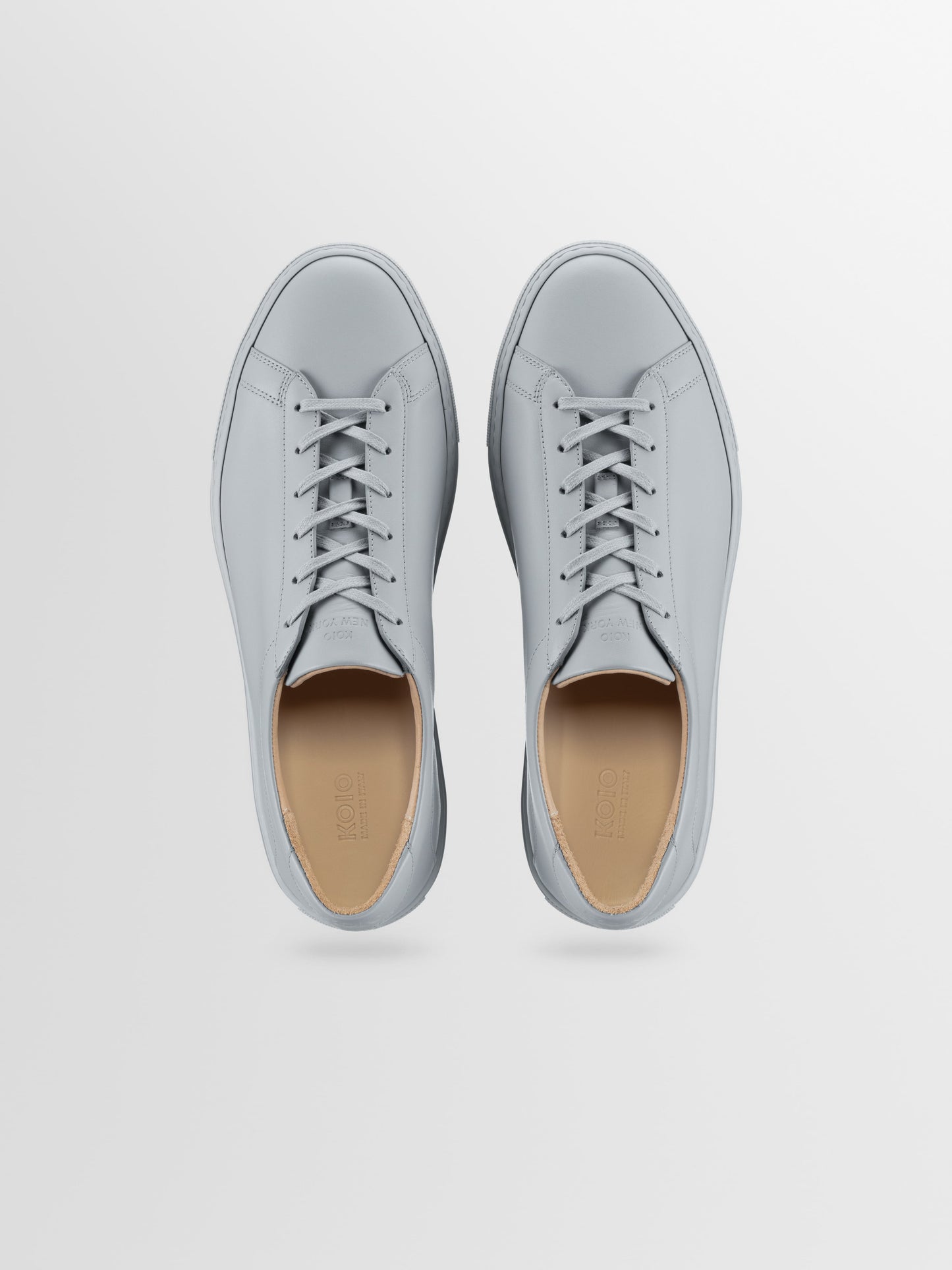 Capri Leather Sneaker in Pebble