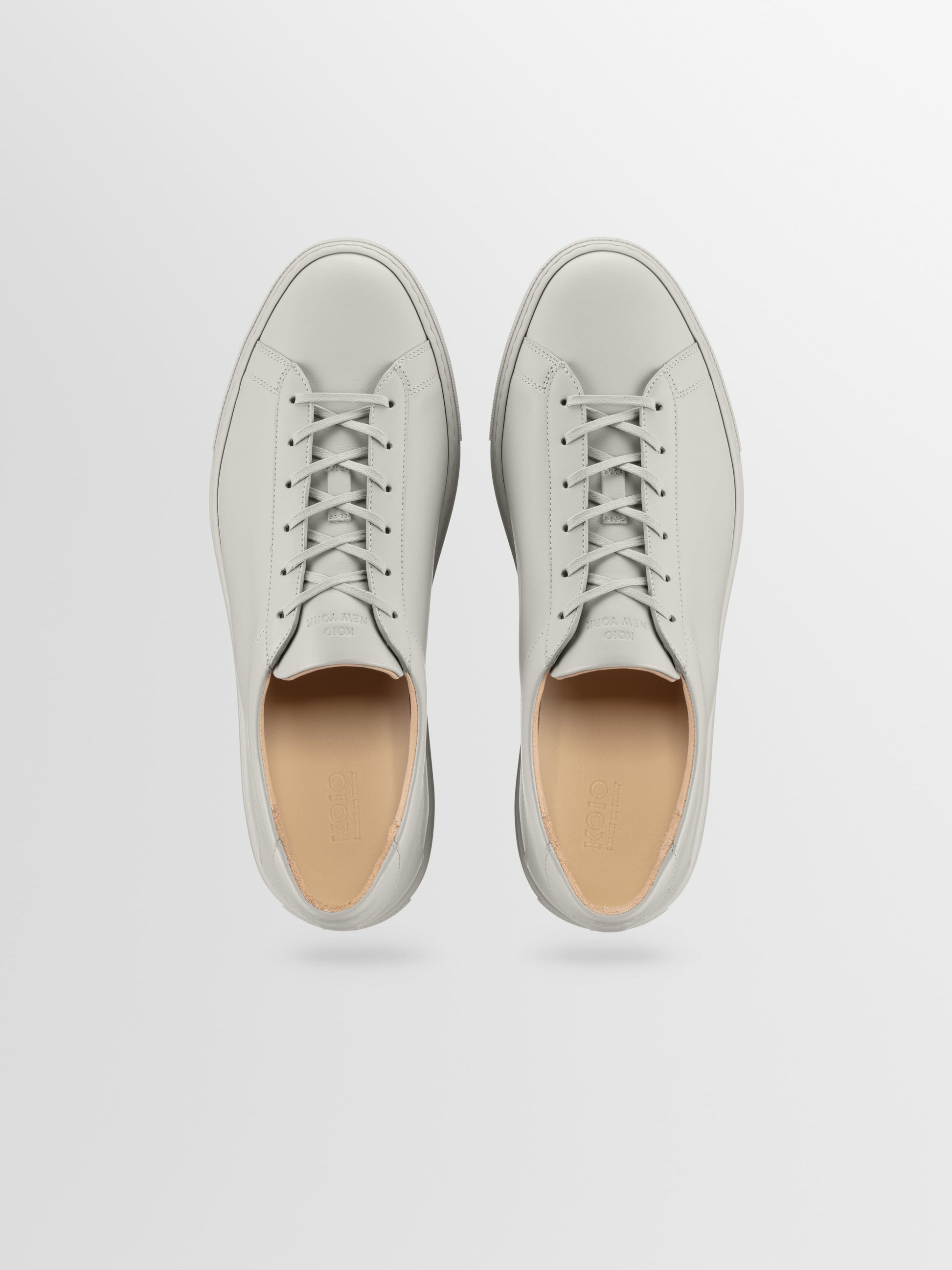Capri Leather Sneaker in Sandstone Wide Fit