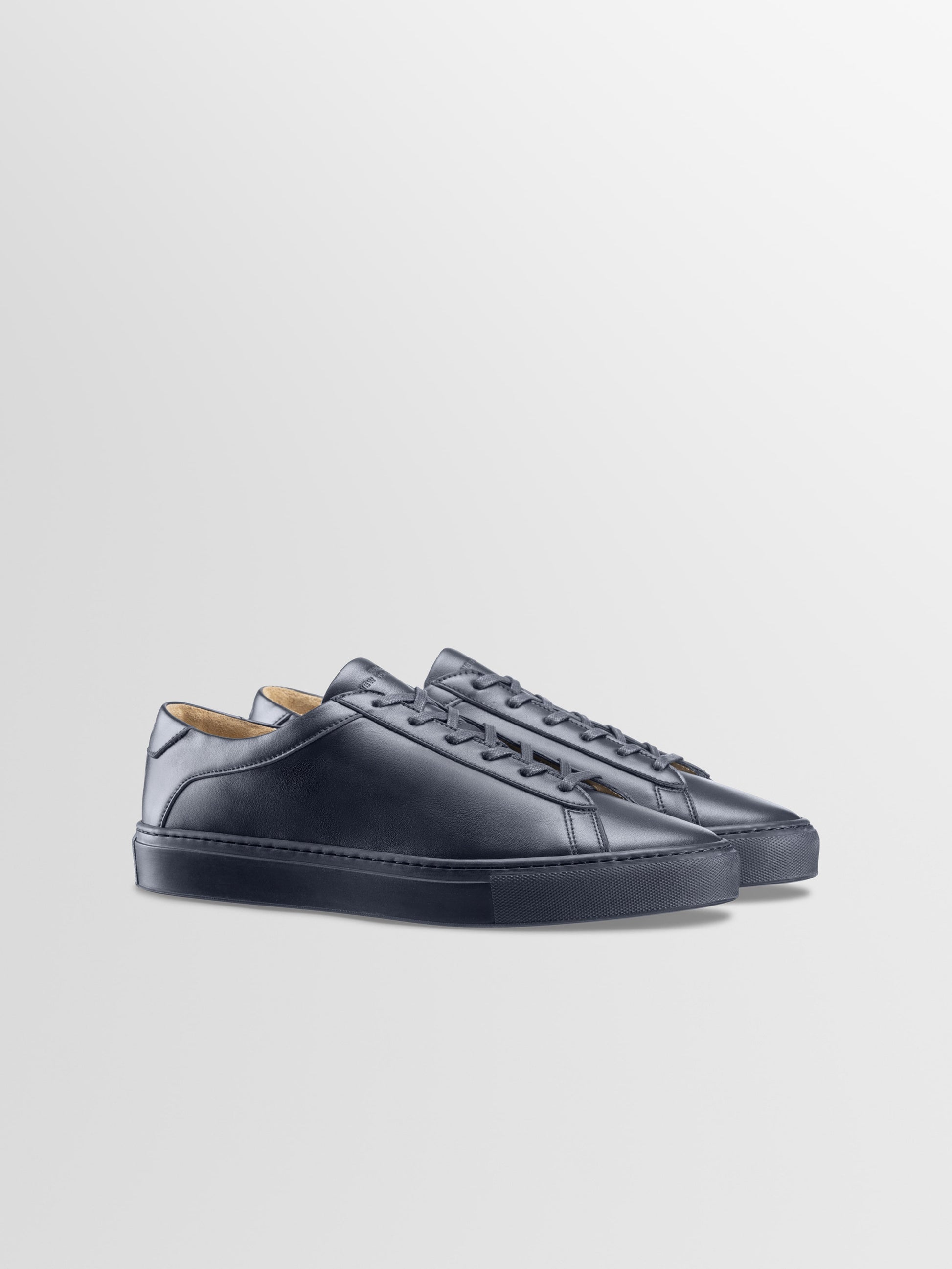 Capri Leather Sneaker in Space