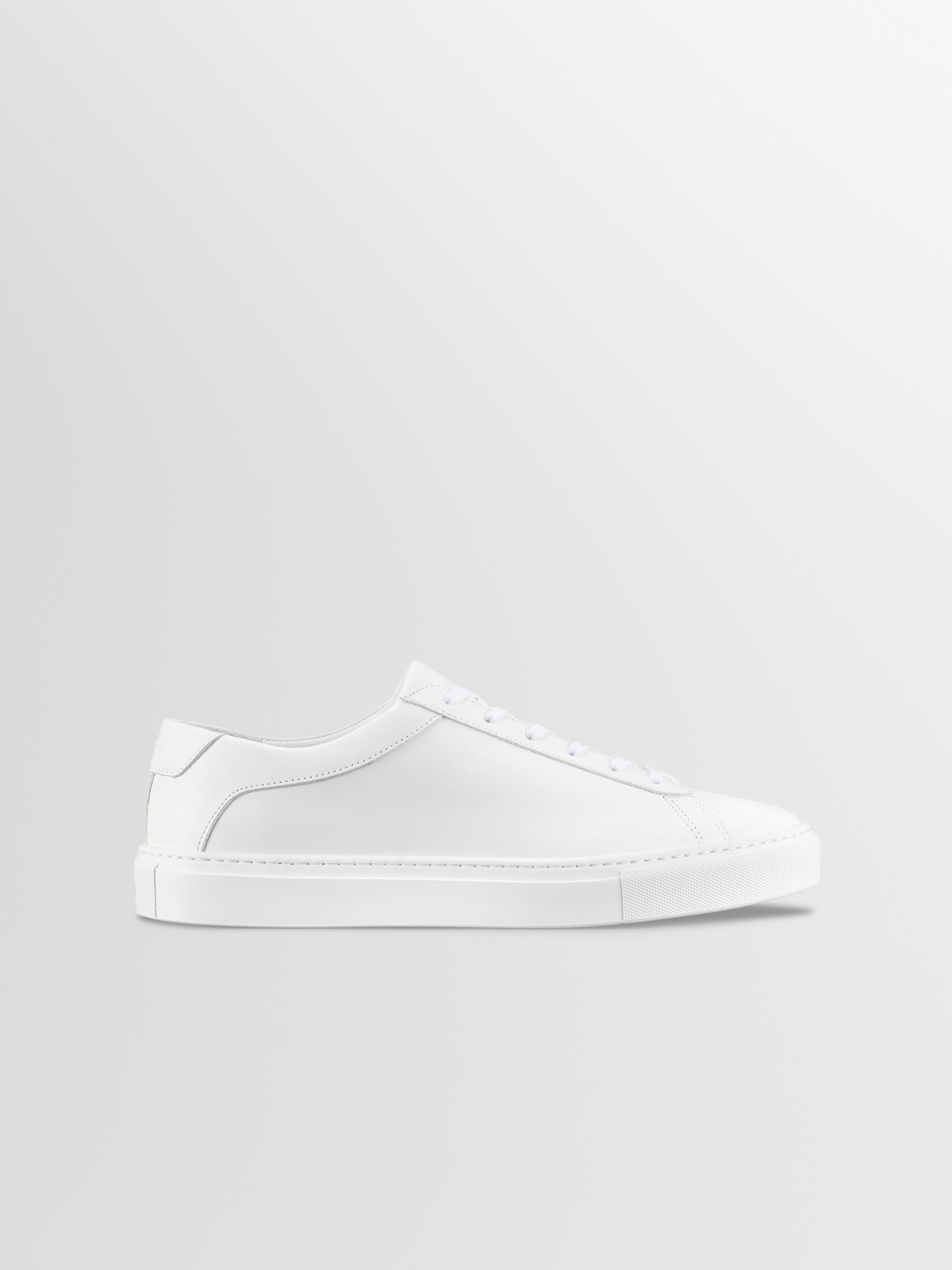 Capri Leather Sneaker in Triple White