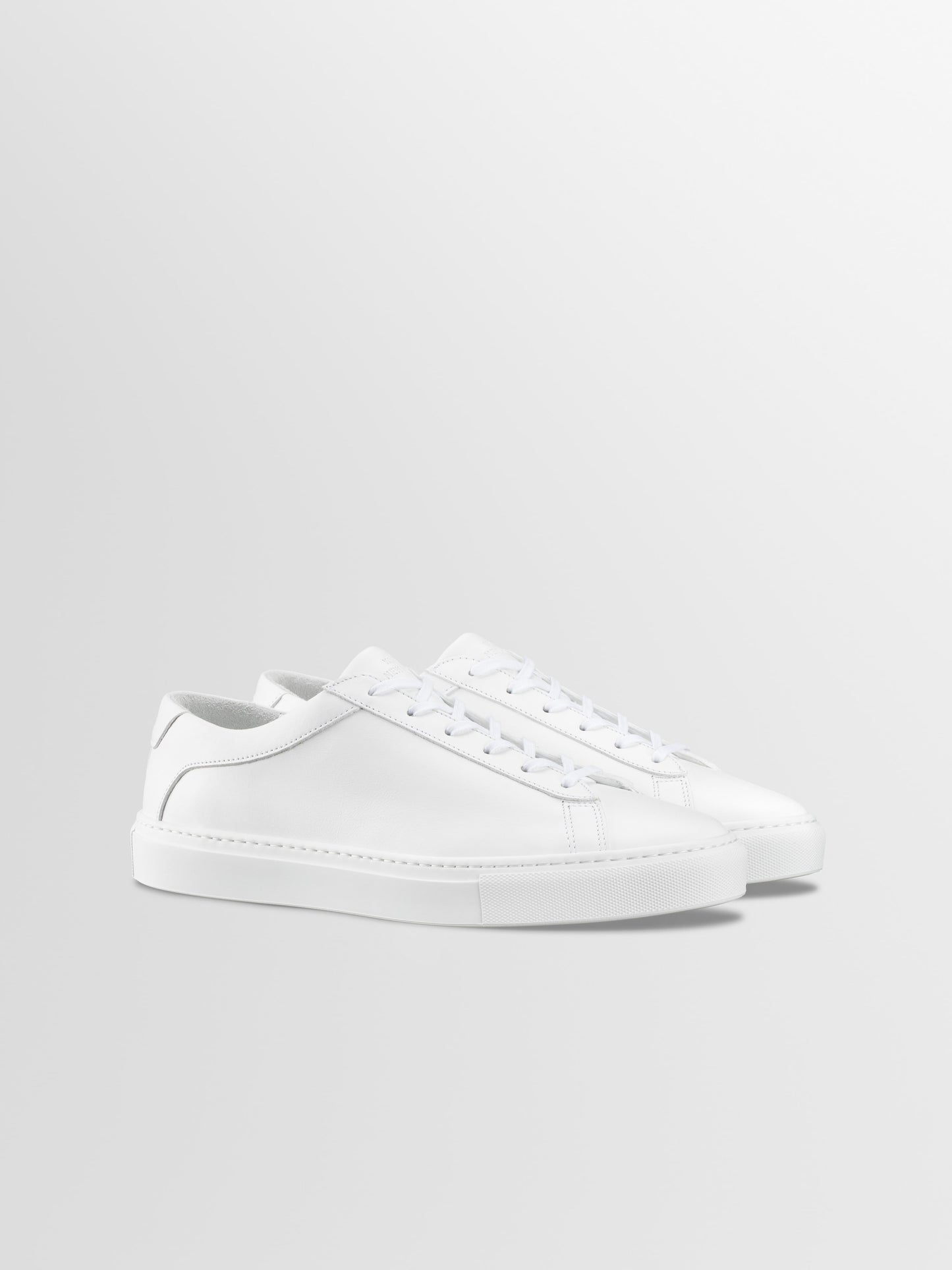 Capri Leather Sneaker in Triple White