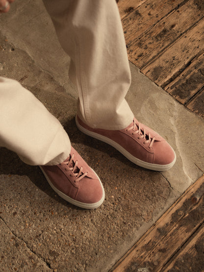 Capri Suede Sneaker in Rose