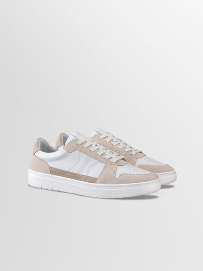 Carrara Suede Sneaker in Oyster
