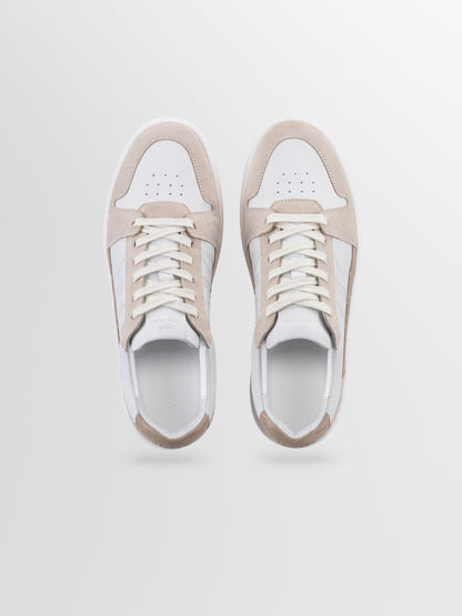 Carrara Suede Sneaker in Oyster
