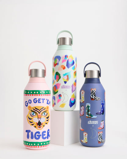 Eleanor Bowmer Leopard Print Water Bottle