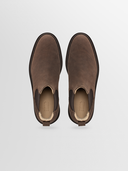 Fermo Nubuck Boot in Chocolate
