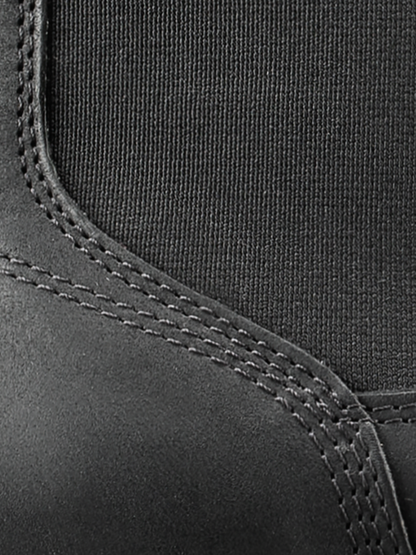 Fermo Leather Boot in Nero