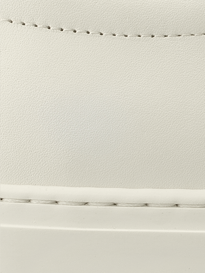 Garda Leather Sneaker in Antique White