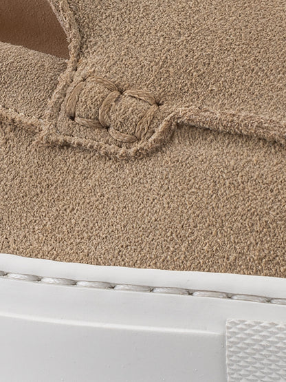 Lido Suede Loafer in Fawn