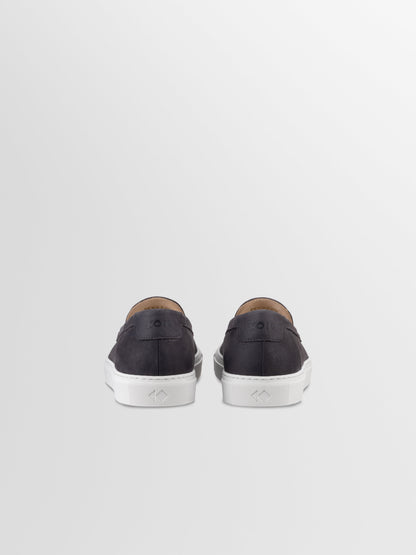 Lido Nubuck Loafer in Obsidian