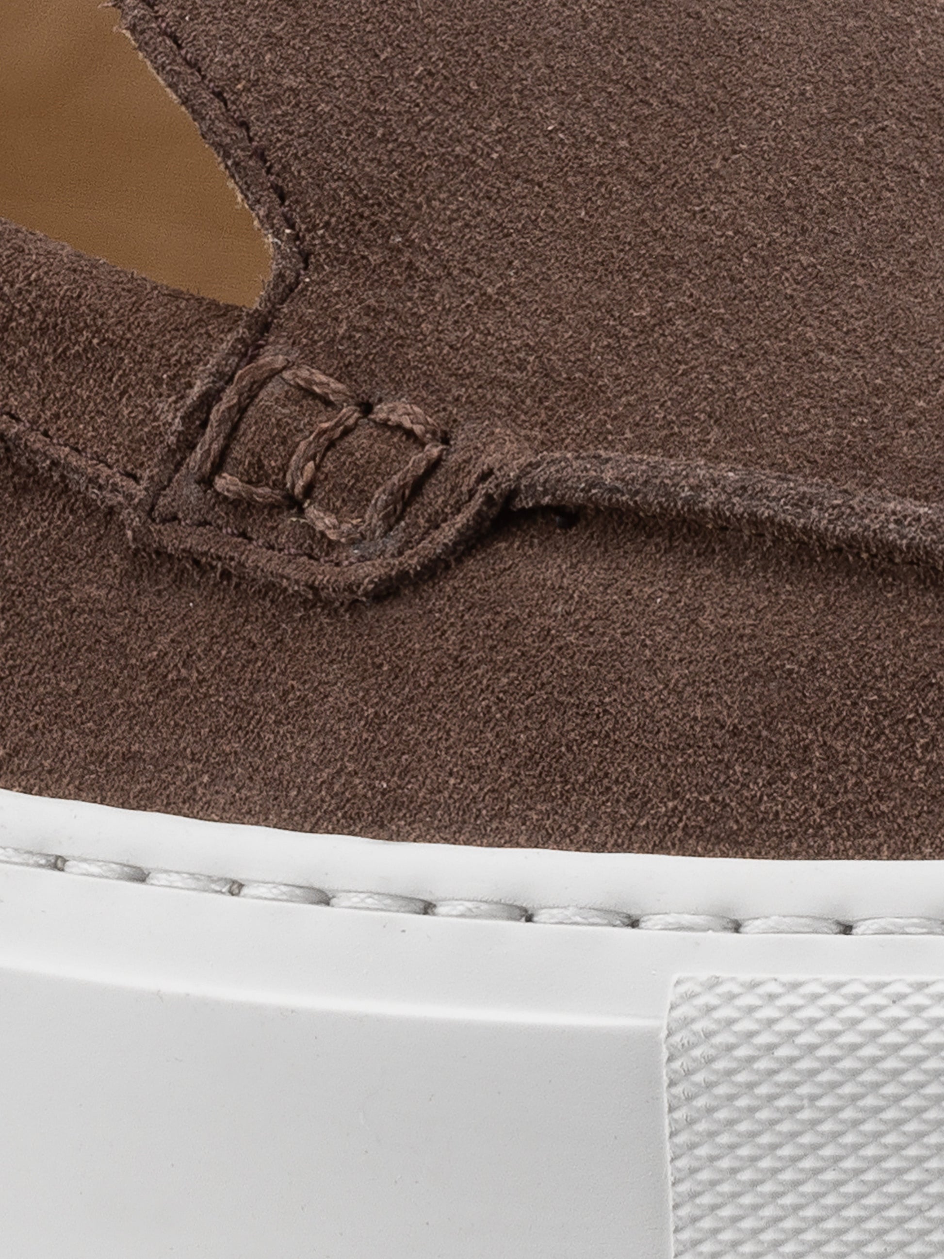 Lido Suede Loafer in Walnut