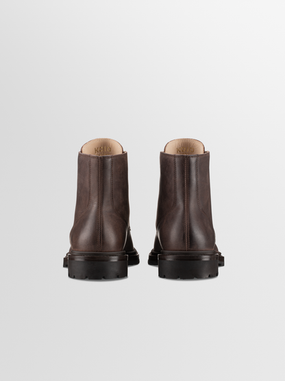 Milo Leather Boot in Chocoloate