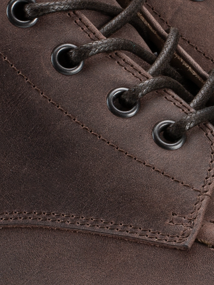 Milo Leather Boot in Chocoloate