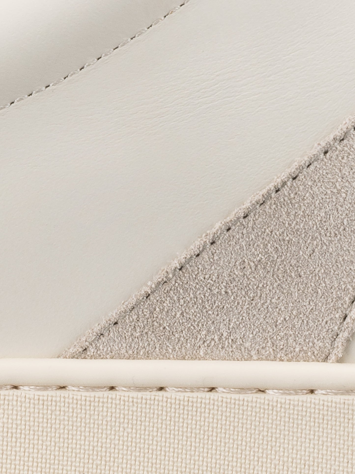 Monza Leather & Suede Sneaker in Bone