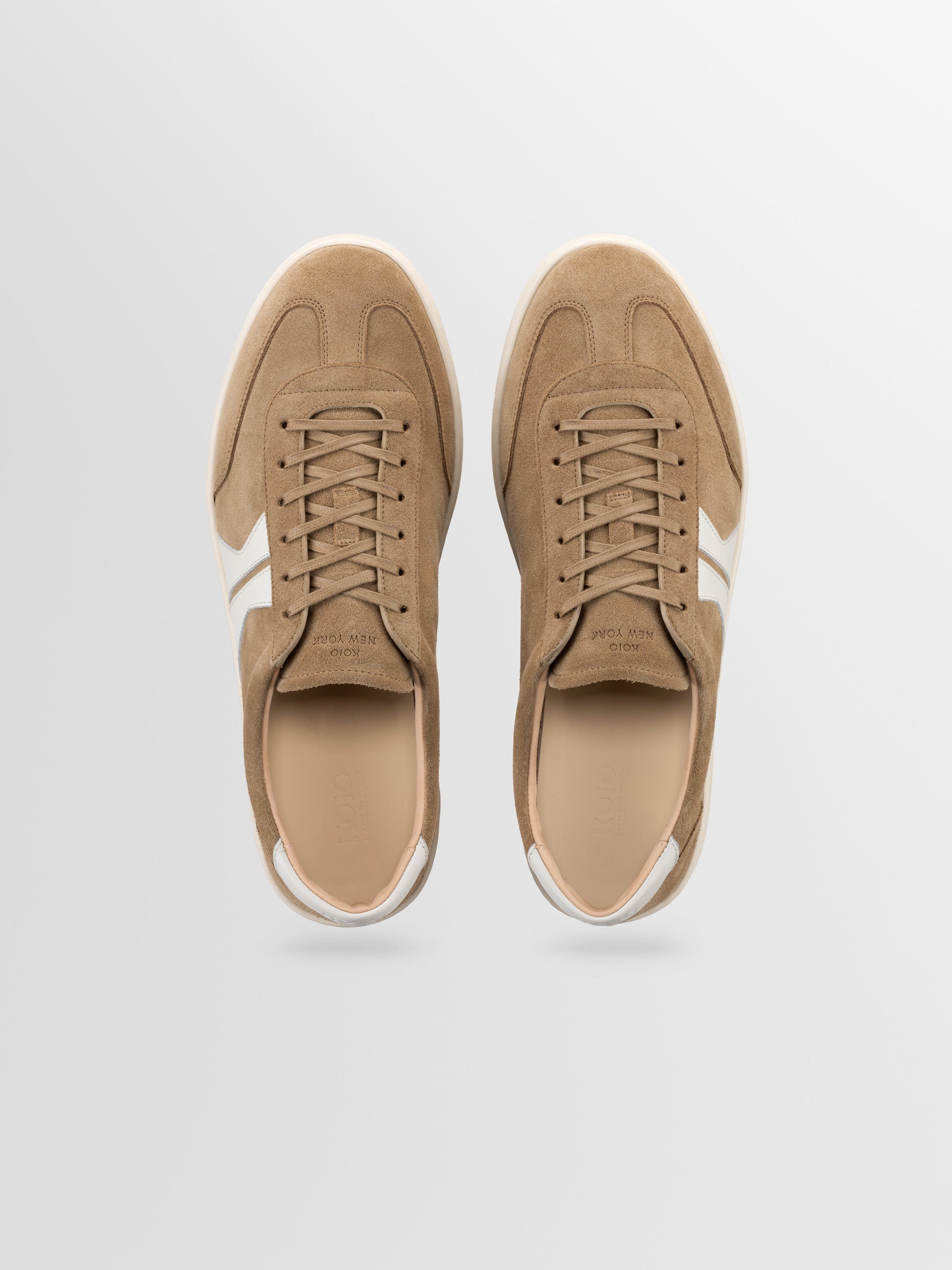 Monza Suede Sneaker in Wheat