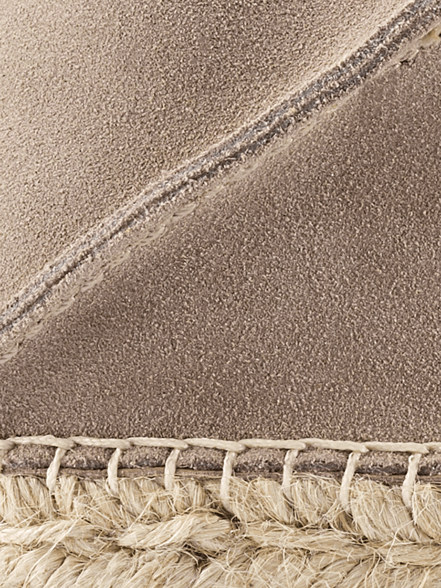 Ostuni Suede Espadrille in Ashen