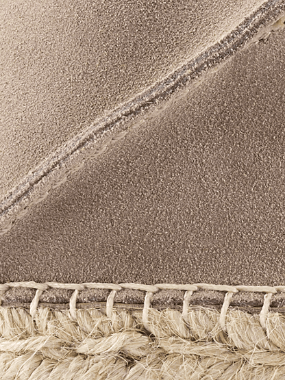 Ostuni Suede Espadrille in Ashen