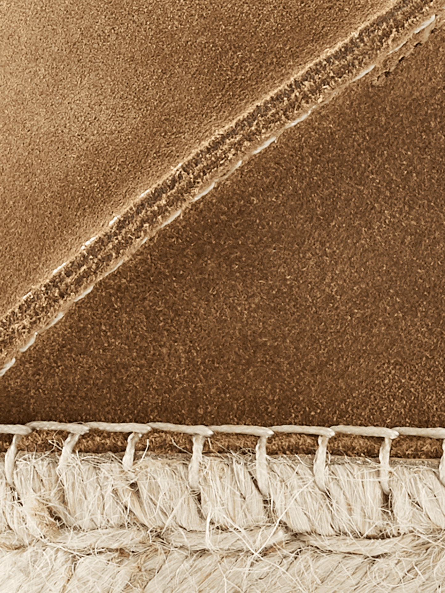 Ostuni Suede Espadrille in Nutmeg