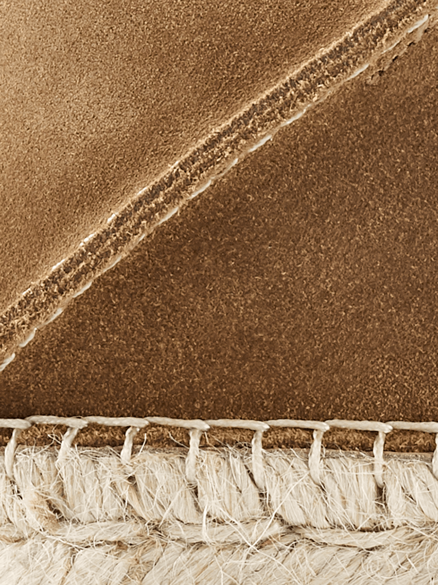 Ostuni Suede Espadrille in Nutmeg