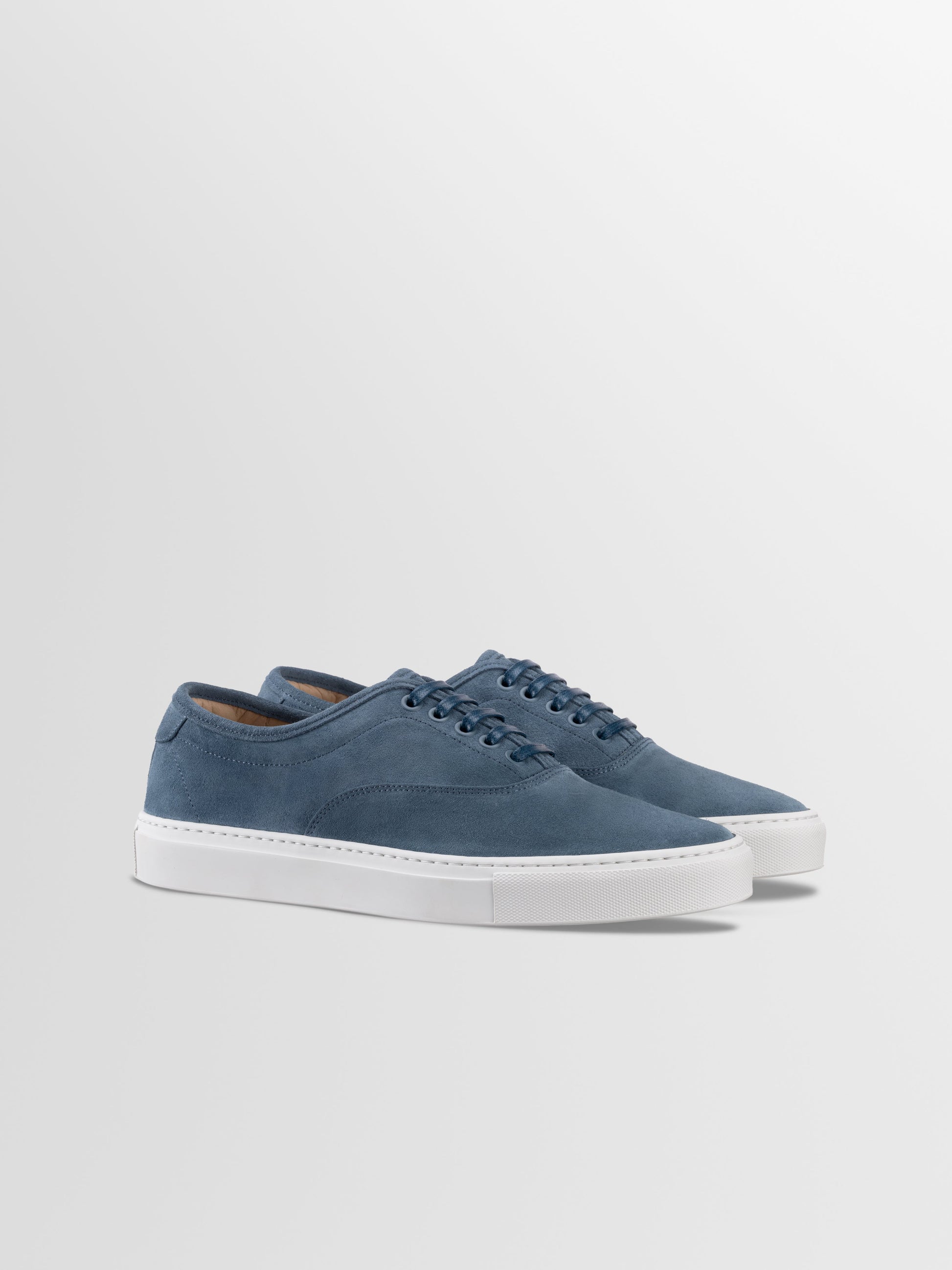 Portofino Suede Sneaker in Sky