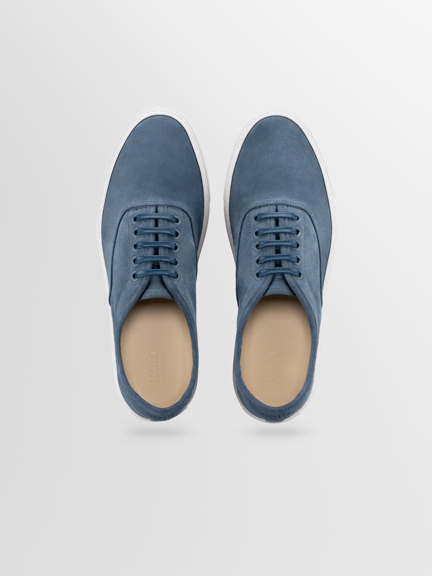 Portofino Suede Sneaker in Sky