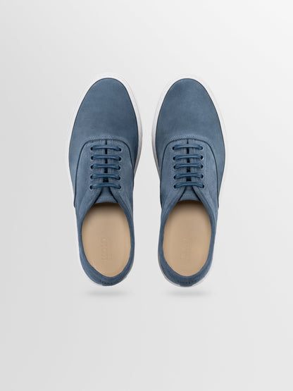 Portofino Suede Sneaker in Sky