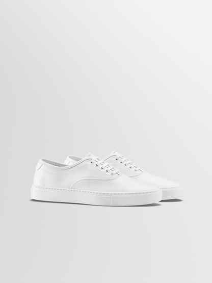 Portofino Leather Sneaker in Triple White